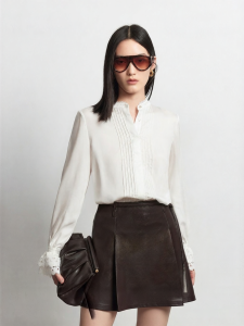 Vero Moda | Rayon Lace French Design Shirt Double Layer Cuffs