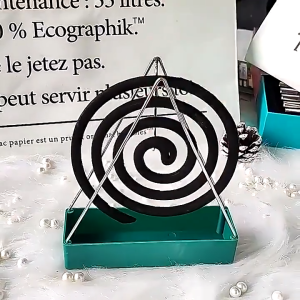 YYDS Plastic Triangle Mosquito Incense Holder Household Creative Stand Ebony Shelf Support Mosquito