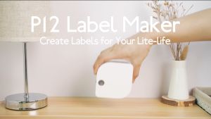 Phomemo Label Maker Machine P12: A Portable Label Maker Compatible with Dymo LetraTag