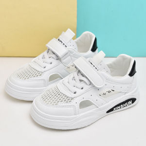 Breathable Hollow out Design Sports Sandals for Girls And Boys Childrens Shoes Comfortable Slip-On Super Fibre Leather