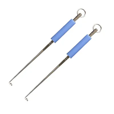 Fishing Hook Remover 2Pcs Stainless Steel Fishhook Dehooker Hook Detacher Extractor Rapid Decoupling Fishing Tools