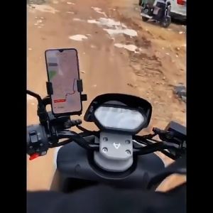 Giá Đỡ Điện Thoại Xe Máy Kẹp Điện Thoại Gắn Xe Máy có ô dù che mưa che nắng Chống Cướp Cực Chắc Chắn-NIEVE