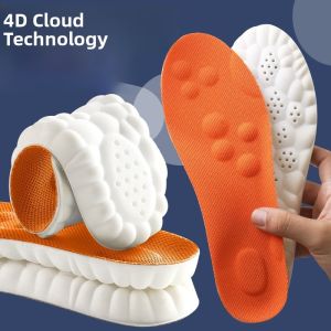 XIANZHAO | Mens Special Shock Absorption Sports Shoe Insoles Thin Running High Elasticity Anti-Vibration Long Time Standing Comfortable Summer
