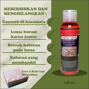 Pembersih lensa kacamata penghilang baret goresan dan jamur
