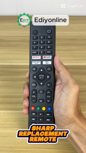 【𝐅𝐑𝐄𝐄 𝐁𝐀𝐓𝐓𝐄𝐑𝐘 𝐀𝐀𝐀𝐗𝟐】Remote Replacement For SHARP GB396WJSA YouTube Netflix Prime Video Android AQUOS Smart TV  LED LCD 2T-C32DF1X 2T-C42DF1X  2T-C50DF1X