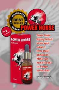 POWER HORSE DOPING AYAM TERBAIK bikin tenaga ayam seperti kuda nafas dan tenaga tidak ada habisnya