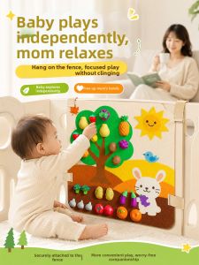 MUFANSEN | Felt Montessori Busy Board Cognitive Toy
