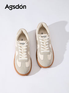 Agsdon Womens Thick Bottomed Fleece Lined Ballet Flat Shoes Versatile Casual Sneakers Fashionable Winter Boots