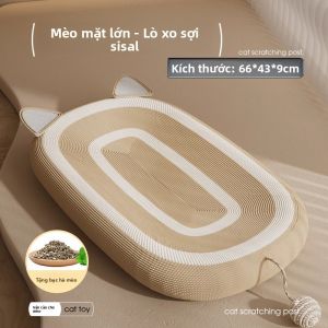 MONLEYTA | Máy xay móng vuốt cho mèo bằng rơm cỏ dừa bền bỉ không rụng Móc treo cho mèo cỡ lớn Phụ kiện chăm sóc thú cưng cho mèo