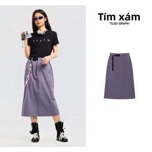 Chân Váy Dạng A Phong Cách Đơn Giản Cho Người Đi Làm