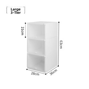 DOLANX | Multi-layer Drawer-style Transparent Dustproof Space-saving Shoe Box