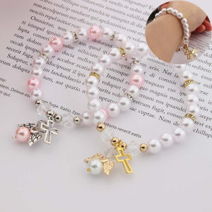 Baby Shower Favor Christening Bracelet Angel Baby Shower Girl Boy Baptism Gift
