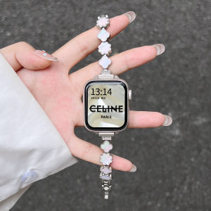 Uhada | Ladies Metallic Apple Watch Band Creative Design for Series 7 SE