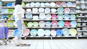 8-Wheel Push Cart: A Two-Purpose Shopping & Grocery Solution