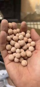 Sứ lọc dạng viên loại tốt dùng làm vật liệu lọc cho lọc ngoài lọc tràn trong hồ thủy sinh