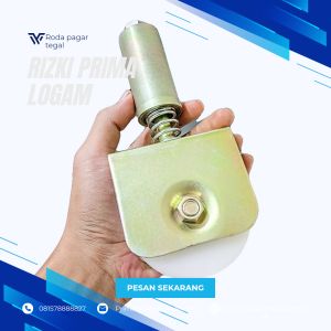 RODA PAGAR SLIDING NYLON 8CM DOUBEL BEARING SIAP PAKAI