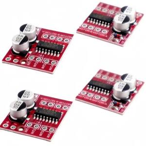 4pcs Mini L298N DC Motor Drive Board Module 2-way PWM Dual H-Bridge Motor Drive Board