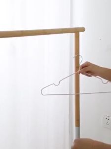 Metal Adult Children With Non-slip Notch Coat Hanger Coat Hanger Thick Household Traceless Simple Coat HangerUniversal Box