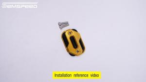 SEMSPEED Motorcycle CNC Front Brake Master Fluid Cover Oil Tank Reservoir Cup For Yamaha NMAX 155 150 125 V1 V2 V3 2015-2025