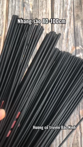 Nhang sào 80 cm lᴏại 1 Nhang Trám Đen Hương Đen Làng Chóa Mùi Hương Cổ Truyền