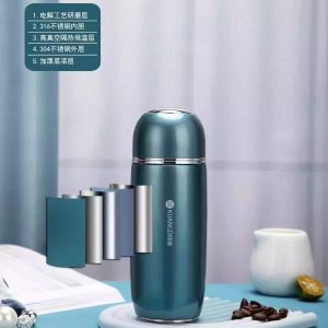 Mini Pocket Capsule Cup Stainless Steel 316 Insulated Water Bottle Egg Shape Couple Matching Warmth Durability Portable Design