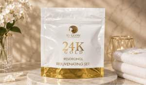 SY GLOW 24K Gold Resorcinol Rejuvenating Set - 24K Gold Resorcinol Rejuvenating Set - Bathroom Spa