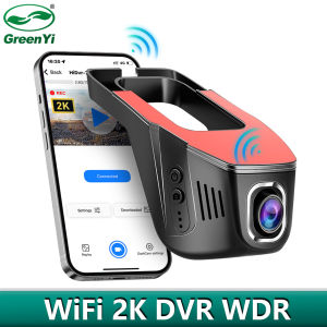 Camera Hành Trình Ô Tô GreenYi 5G WiFi 2K Full HD Với Tầm Nhìn Ban Đêm Giám Sát Đỗ Xe 24/24 Ghi Hình Vòng Lặp Hỗ Trợ Ứng Dụng GoLook Cho Tất Cả Các Loại Xe