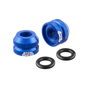 MUQZI 2PCS Tire Valve Nut MTB Road Bike Tubeless Rim Ultralight Aluminium Alloy Presta Valve Protection Screw Valve Fixed Washer