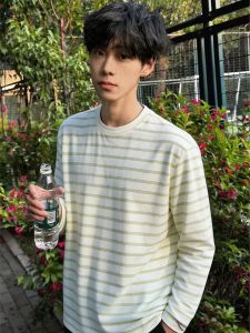 OUMULONG | Colorful Striped Summer Lightweight T-shirt