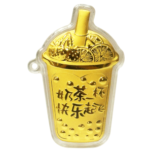 Milk Tea Design Collection Gold Statuette Investment Gold