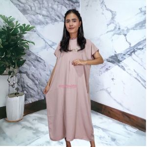 Daster Salma Longwear Polos Rayon Twil Home Dress Model Eleghant