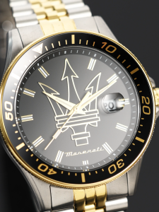 【2 Years Warranty】 Maserati Sfida 44mm Mens Quartz Watch Luminous Dial Hands R8853140009