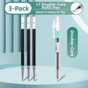 deli | Press Action Double Ballpoint Pen for Students 0.5mm