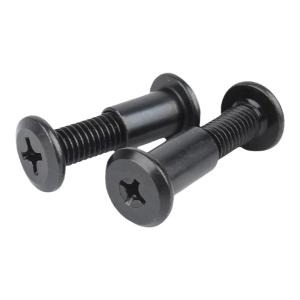 BAODEFENG | Iron Black Slanted Flat Head Cross Screw Furniture Joining Plate Connection