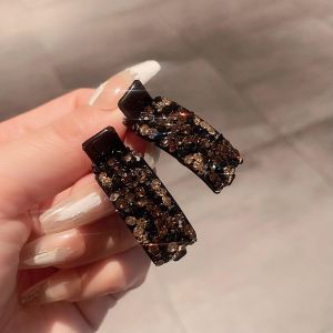 Fashionable Diamond Embedded Hair Clip Side Clip Womens Stylish Versatile Sparkling Diamond Fringe Hair Clip Trendy Hair Accessories