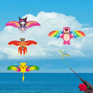 【gift kite string】Cute Strawberry Bear Kite With Moving Parts