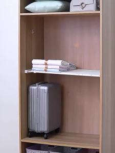 4 Cái Giá Đỡ Kệ Dán Tường Chắc Chắn Móc Treo Tường Cho Tủ Quần Áo Nhà Bếp Phòng Tắm Kẹp PVC Không Cần Khoan