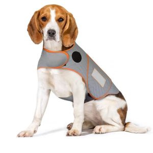HATELI Pet Dog Thundershirt Vest Clothes Cat Anxiety Calming Jacket Vest Reflective Vest For Small Medium Large Dogs Warm Clothes Shirt Dog Supplies Shih Tzu Teddy