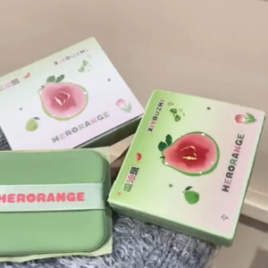 NEW Herorange Fruit green paper blotting paper oil-absorbent touch up makeup with mirror supermy