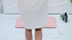 Pure color thick floor mat anti slip car rug bathroom mat door mat entrance floor mat