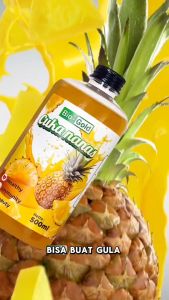 Cuka Nanas Bio Gold 100% Original Fermentasi Buah Nanas Terbaik Isi 500 ml Atasi Diabetes dan Kolesterol
