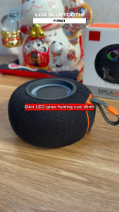 Loa Bluetooth P PRO1 Đa Năng – Âm Thanh Đỉnh Cao Bass Chuẩn Thiết Kế Tròn Lạ Sang Trọng Hỗ Rợ Cổng AUX USB Thẻ Nhớ
