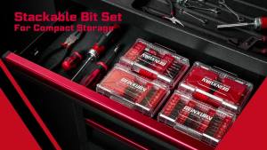 Geinxurn 49Pcs S2 Impact Bits With Case & 2.36 In Holder Motorcycle Repair Tools & Suitable for Motorcycle Maintenance