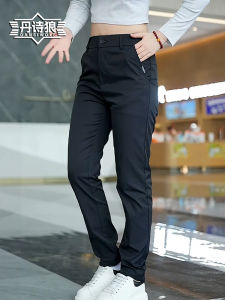 กางเกงขายาวทรงตรงสีดำสำหรับผู้ชาย ทรงหลวม ทรงลำลอง เหมาะกับฤดูใบไม้ร่วงและฤดูหนาว กางเกงขายาวทรงตรงสำหรับผู้ชาย
