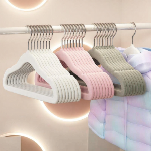 Children Velvet Non-slip Clothes Hanger