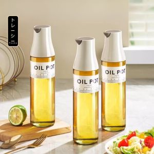 Bình đựng dầu ăn thông minh FEEKA nắp tự đóng mở chai đựng dầu ăn thủy tinh cao cấp sang trọng 500ml