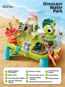 HUANGEN | Water Play Fishing Dinosaur Summer Toy