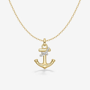 HEFANG Jewelry | Dây Chuyền Đa Năng Hình neo Nhỏ Tinh Tế