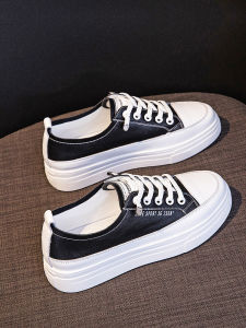 Womens Genuine Leather Slip-On Casual Shoes Breathable Versatile Flat Bottom Soft Sole Comfortable Everyday Sneakers