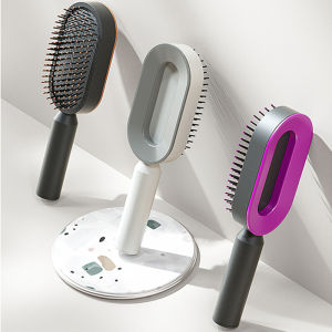 Air cushion massage comb self-cleaning womens long hair anti-static comb scalp massager styling tool design Internet famous high-end massage comb airbag comb womens scalp comb